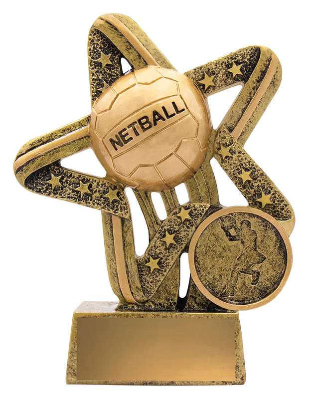 Netball Stars & Stripes - Territory Trophies and Precision Engraving